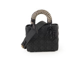 Christian Dior ABC Lady Dior Small Matte Black